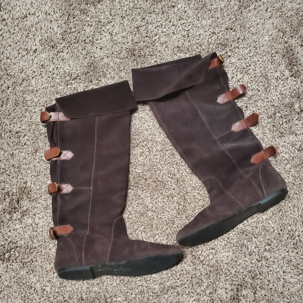 Dolce Vita Cuffed Suede Boots